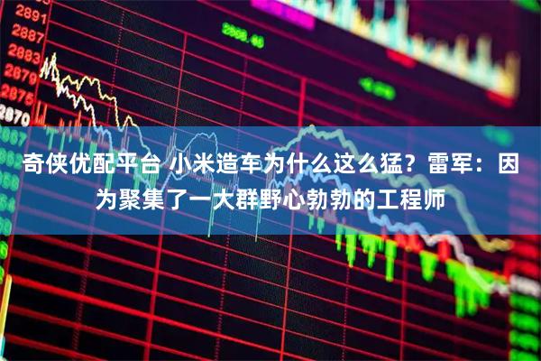 奇侠优配平台 小米造车为什么这么猛？雷军：因为聚集了一大群野心勃勃的工程师