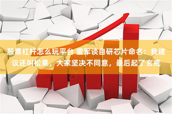 股票杠杆怎么玩平台 雷军谈自研芯片命名：我建议还叫松果，大家坚决不同意，最后起了玄戒